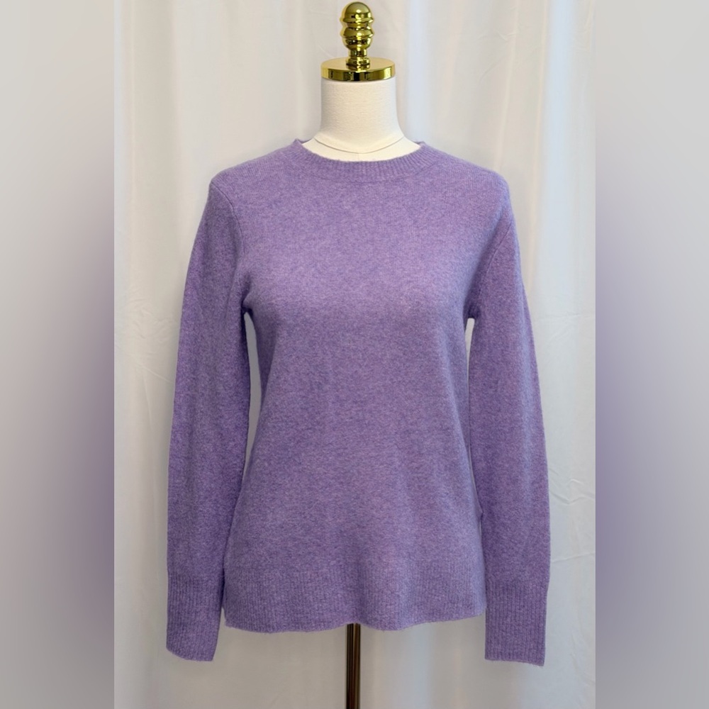 J. Crew NWT Size XS Purple Crewneck Extra Soft Sweater